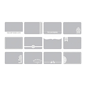 Project Life 4"X6" Photo Overlays 12 pack Set #1