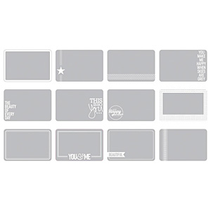 Project Life 4"X6" Photo Overlays 12 pack Set #3