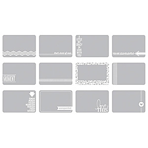 Project Life 4"X6" Photo Overlays 12 pack Set #4