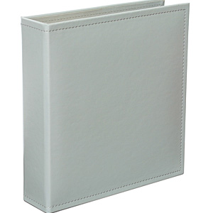 Becky Higgins - Project Life Classic Faux Leather D-Ring Album 6"X8" Gray