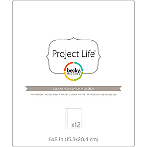 Becky Higgins - Project Life Photo Pocket Pages 6"X8" 12/Pkg