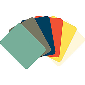 Project Life 3"X4" Textured Cardstock 60 pack Azure Edition