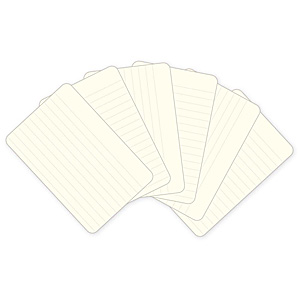 Becky Higgins - Project Life 4"X6" Textured Cardstock 100/Pkg Lined - Cream