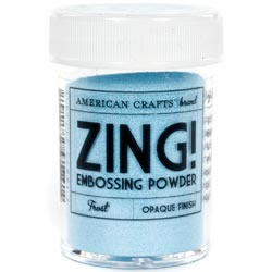 American Crafts - ZING Embossing Powder - Opaque Finish - Frost  (sold in 3's)