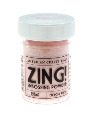 American Crafts - ZING Embossing Powder - Opaque Finish - Blush  (sold in 3's)