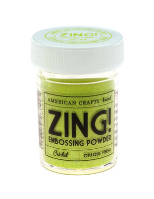 American Crafts - ZING Embossing Powder - Opaque Finish - Cricket  (sold in 3's)