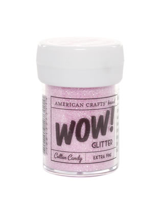 American Crafts - WOW Glitter - Extra Fine - Bubblegum  (sold in 3's)