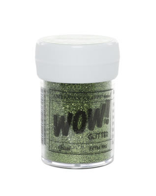 American Crafts - WOW Glitter - Extra Fine - Grass  (sold in 3's)