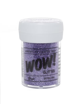 American Crafts - WOW Glitter - Extra Fine - Grape  (sold in 3's)