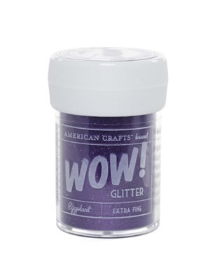 American Crafts - WOW Glitter - Extra Fine - Eggplant  (sold in 3's)