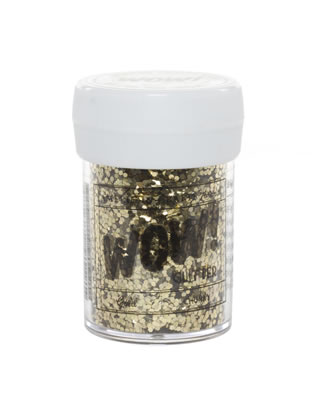 American Crafts - WOW Glitter - Chunky - Gold  (sold in 3's)