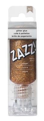 American Crafts - ZAZZ Glitter Glue - Copper  (sold in 3's)
