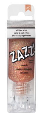 American Crafts - ZAZZ Glitter Glue - Squash  (sold in 3's)