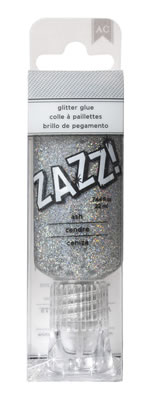 American Crafts - ZAZZ Glitter Glue - Ash  (sold in 3's)
