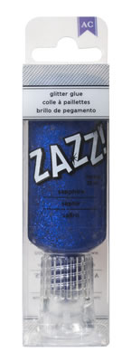 American Crafts - ZAZZ Glitter Glue - Sapphire  (sold in 3's)