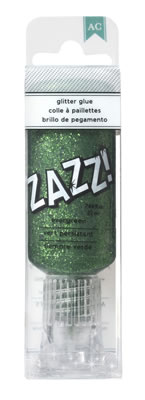 American Crafts - ZAZZ Glitter Glue - Evergreen  (sold in 3's)