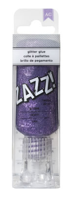 American Crafts - ZAZZ Glitter Glue - Grape  (sold in 3's)