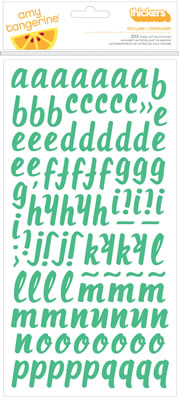 American Crafts - Amy Tangerine Cut & Paste - Thickers - Collage - Foam - Shamrock  (sold in 3's)