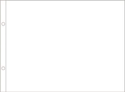 Becky Higgins - Project Life - Page Protectors - 8.5x11 Horizontal Page Protectors 12/pk  (sold in 3's)