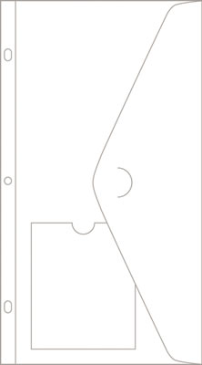 Becky Higgins - Project Life - Envelope Pages - 6x12 5/pk  (sold in 3's)