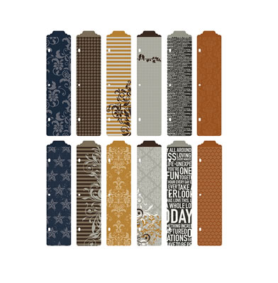 Becky Higgins - Project Life - Designer Dividers - Cinnamon Edition 12/pk  (sold in 3's)
