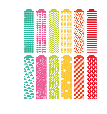 Becky Higgins - Project Life - Designer Dividers - Honey Edition 12/pk  (sold in 3's)