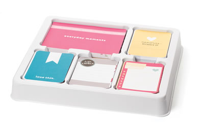 Becky Higgins - Project Life - Core Kit - Blush Edition 616 pc/pk  (sold individually)