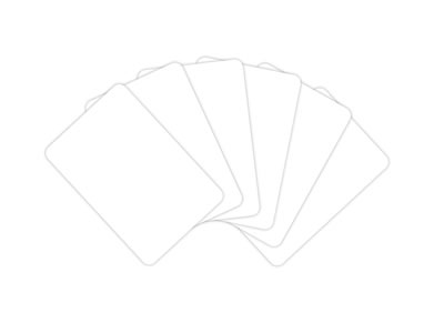 Becky Higgins - Project Life - 4x6 White Cards 100/box  (sold in 3's)