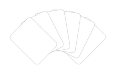 Becky Higgins - Project Life - 3x4 White Cards 100/box  (sold in 3's)