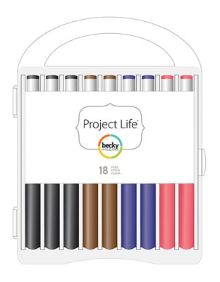 Becky Higgins - Project Life - Journaling Pen Set 18/pk  (sold individually)