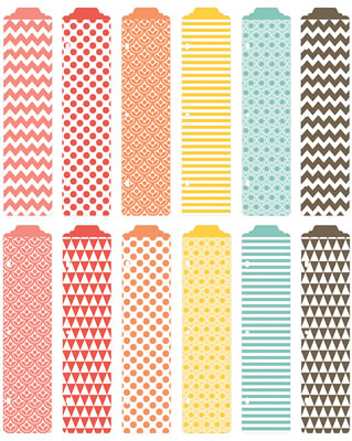 Becky Higgins - Project Life - Designer Dividers - Kraft Edition 12/pk  (sold in 3's)