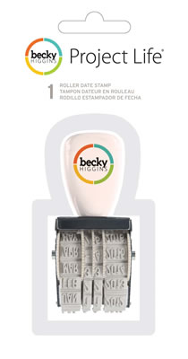 Becky Higgins - Project Life - Date Stamp  (sold in 3's)