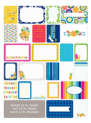 Becky Higgins - Project Life - Themed Cards 60/pk - Tropical  (sold in 3's)