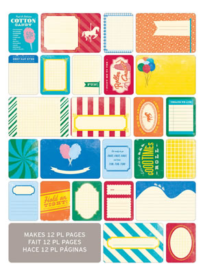 Becky Higgins - Project Life - Themed Cards 60/pk - Theme Park  (sold in 3's)