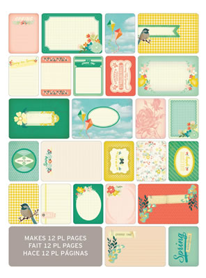 Becky Higgins - Project Life - Themed Cards 60/pk - Spring  (sold in 3's)