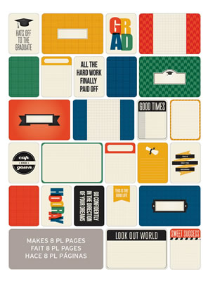 Becky Higgins - Project Life - Themed Cards 40/pk - Graduation  (sold in 3's)
