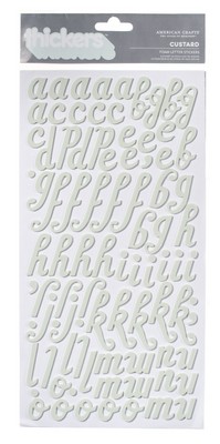 American Crafts - Thickers - Foam - Custard: Pond  (sold in 3's)