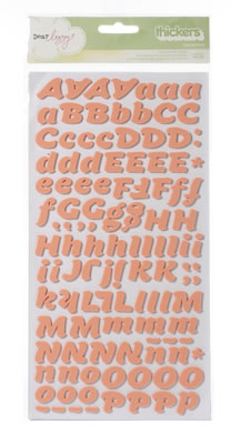 American Crafts - Thickers - Foam - Dear Lizzy Neopolitan - Serendipity: Bellerina  (sold in 3's)