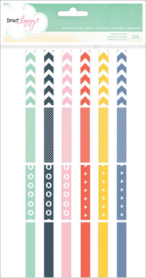 American Crafts - Dear Lizzy Lucky Charm - Ribbon 24 Pack  (sold individually)