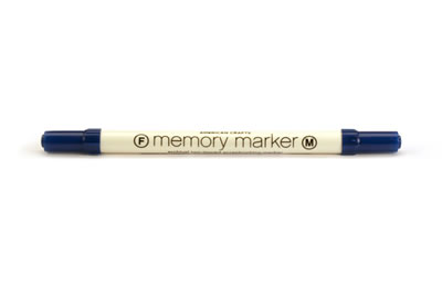 American Crafts - Memory Marker - Denim  (sold in 3's)