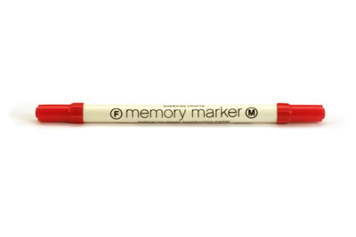 American Crafts - Memory Marker - Cherry  (sold in 3's)