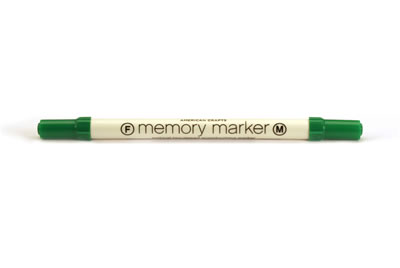 American Crafts - Memory Marker - Evergreen  (sold in 3's)