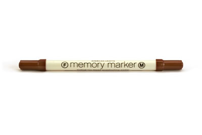 American Crafts - Memory Marker - Chestnut  (sold in 3's)