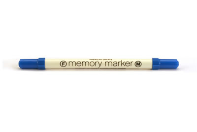 American Crafts - Memory Marker - Marine  (sold in 3's)