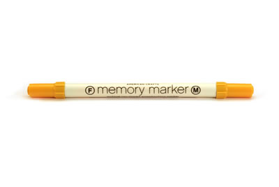 American Crafts - Memory Marker - Tangerine  (sold in 3's)