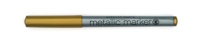American Crafts - Metallic Marker - Medium Point - Gold  (sold in 3's)