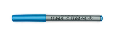 American Crafts - Metallic Marker - Medium Point - Metallic Blue  (sold in 3's)