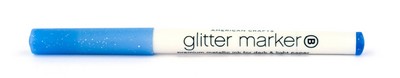 American Crafts - Glitter Marker - Blue  (sold in 3's)