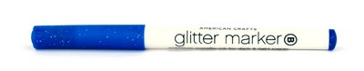 American Crafts - Glitter Marker - Navy  (sold in 3's)