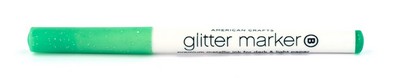American Crafts - Glitter Marker - Green  (sold in 3's)
